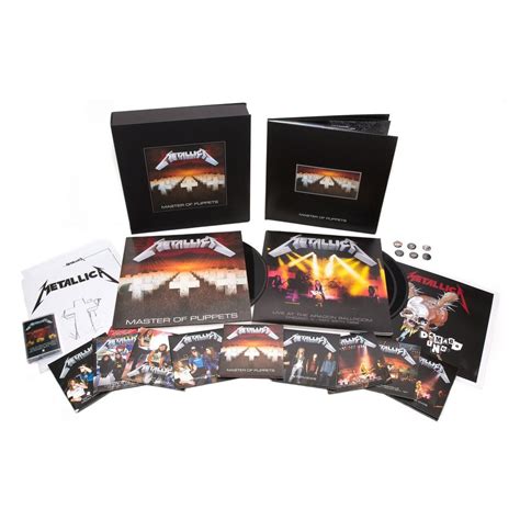 metalica box set|master of puppets box set.